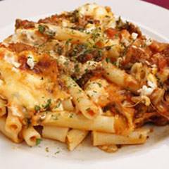 Order Chicken Cutlet Parmesan. w/ Baked Ziti & 2 Meatball w/ Garlic Knot.  food online from Jonathan's Pizza store, Albany on bringmethat.com