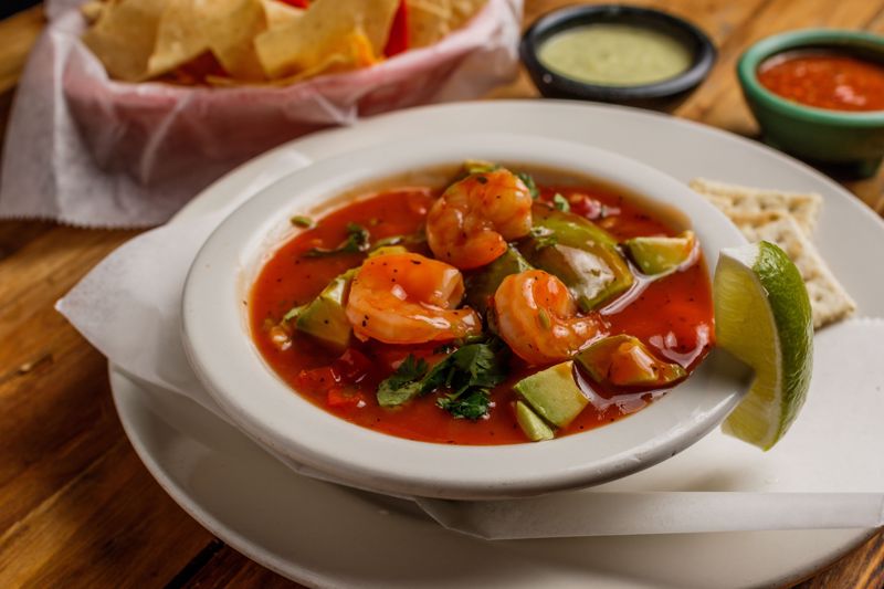 Order Shrimp Cocktail food online from Cilantro Mexican Grill store, Houston on bringmethat.com