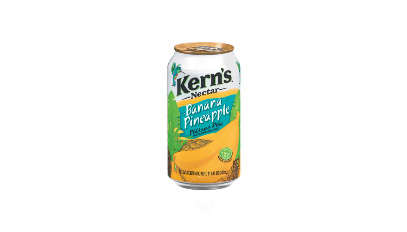 Order Kerns Banana Pineapple Nectar 11.5 oz Can food online from Plaza Market store, Baldwin Park on bringmethat.com