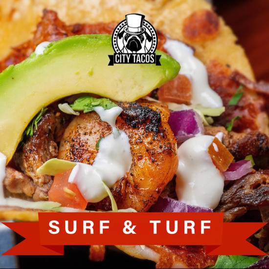 Order SURF & TURF food online from City Tacos store, San Diego on bringmethat.com
