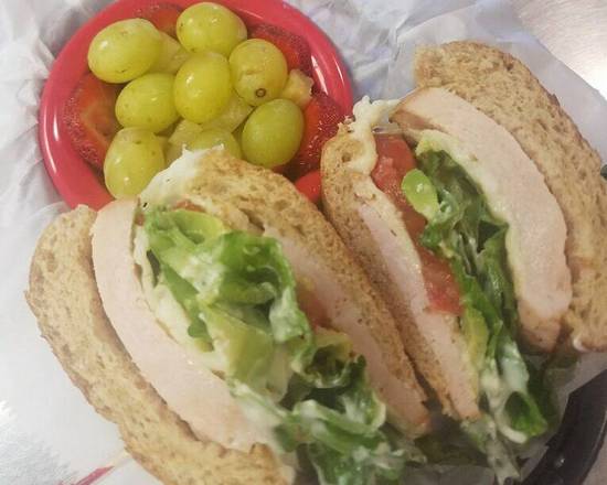 Order Turkey Avocado Sandwich food online from Marley's Chicago Style Pizzeria store, Fayetteville on bringmethat.com