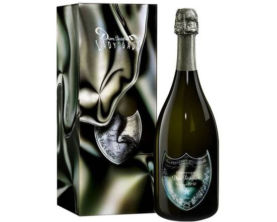 Order Dom Perignon Vintage 2010 Lady Gaga Limited Edition food online from Happy Hill Country Liqour store, Liberty Hill on bringmethat.com