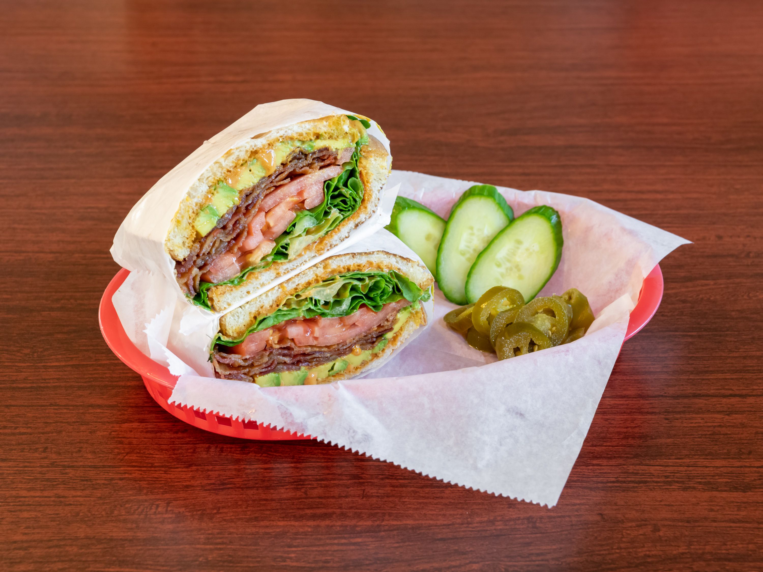 Order BLTA Sandwich food online from Z Cafe store, Walnut Creek on bringmethat.com