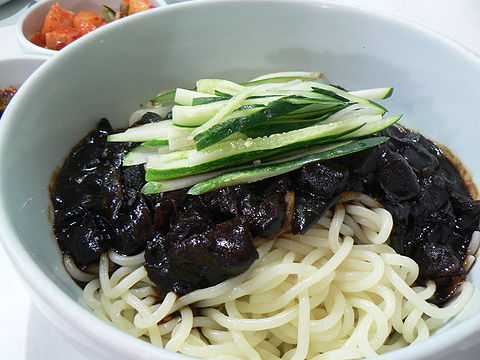 Order N6. Ja Jang Myun food online from Ohya Sushi, Korean Kitchen & Bar store, Glendale on bringmethat.com