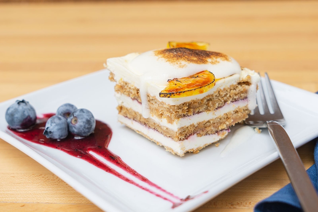 Order Lemon Blueberry Icebox Cake food online from Blue Water Grill store, Grand Rapids on bringmethat.com