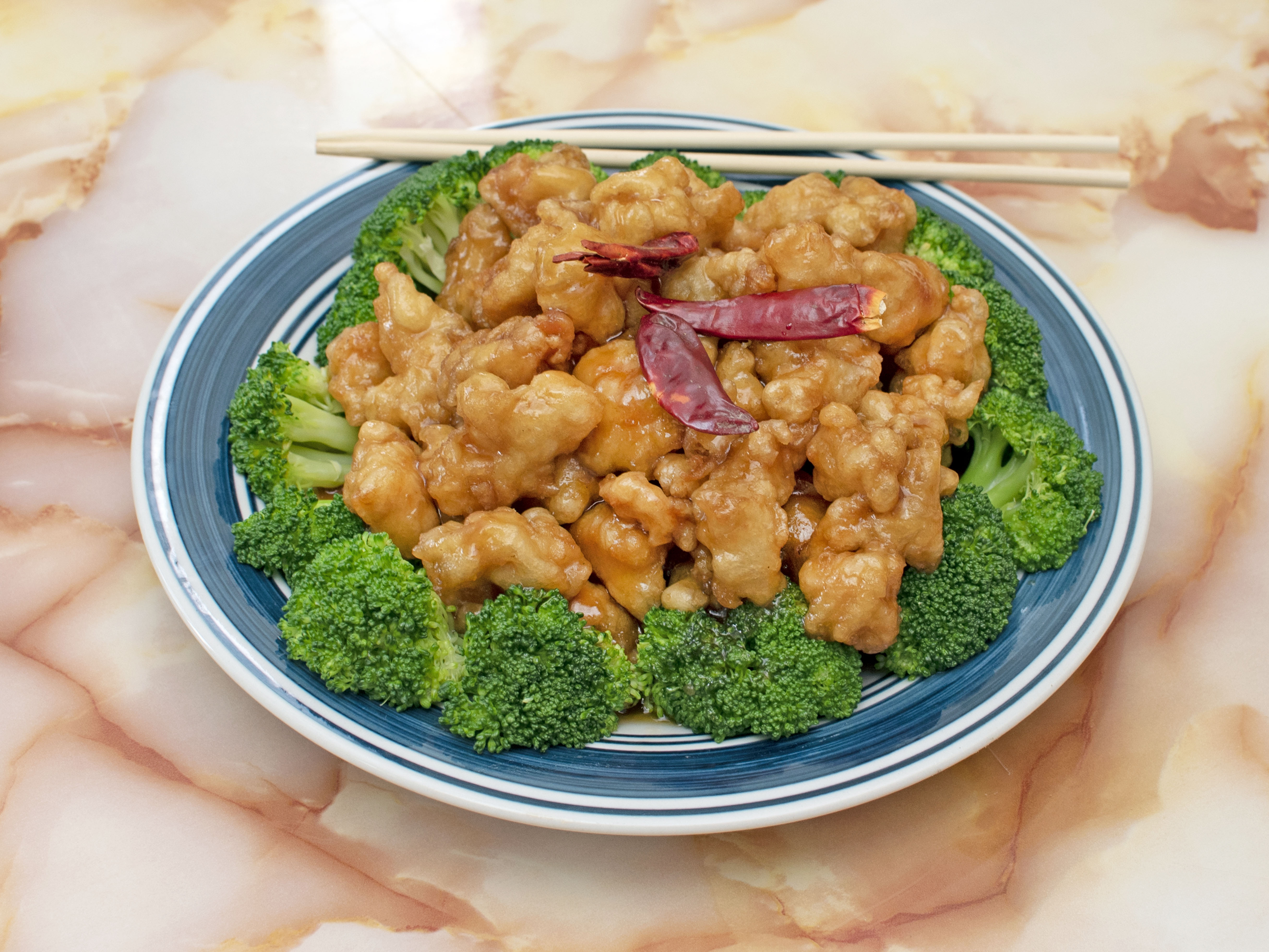 Order H10. White Meat General Tso's Chicken food online from China Wok store, Winchester on bringmethat.com