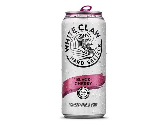 Order White Claw Black Cherry Hard Seltzer - 16oz Can food online from Roseville Liquors & Wines store, NEWARK on bringmethat.com