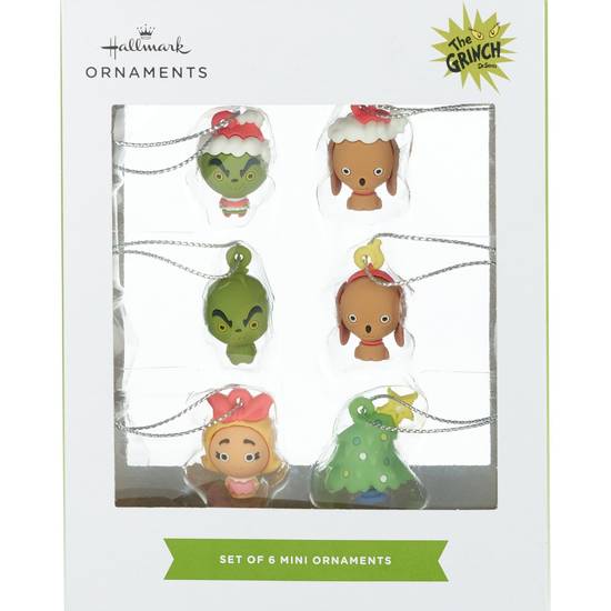 Order Hallmark Dr. Seuss How the Grinch Stole Christmas! Miniature Christmas Ornaments, Set of 6 food online from Cvs store, WESTERLY on bringmethat.com