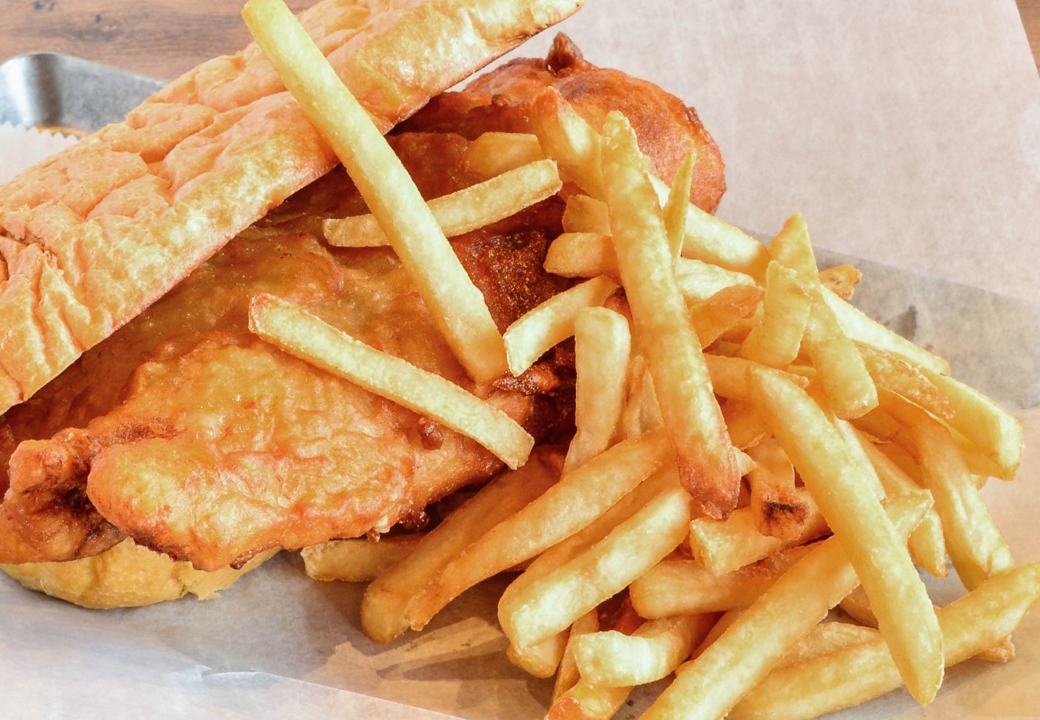 Order Yuengling Battered Cod food online from Mr Mike's Pub & Pizza store, Irwin on bringmethat.com
