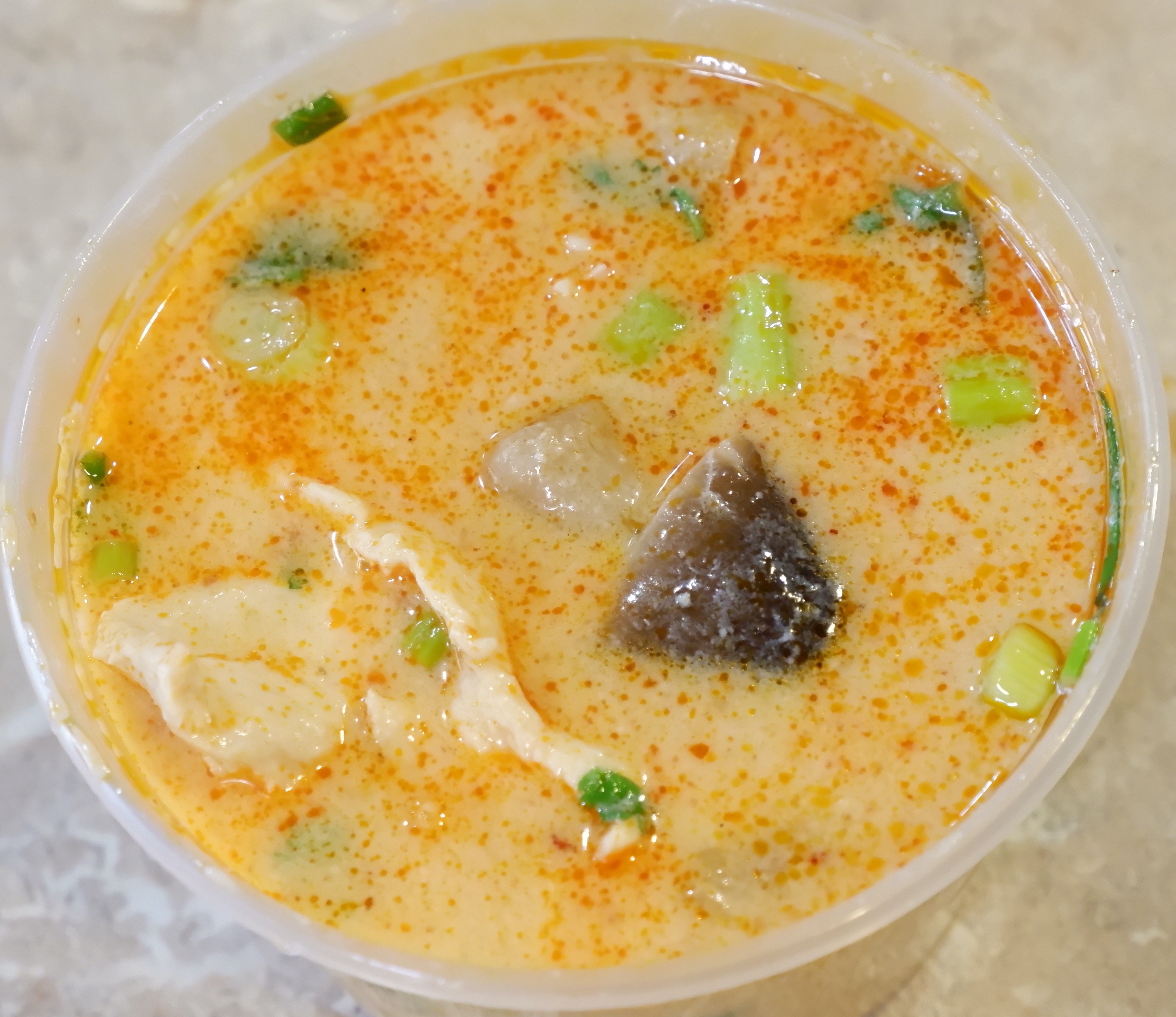 Order Tom Kha Soup (16oz) food online from Thai Bbq & Combo store, Paso Robles on bringmethat.com
