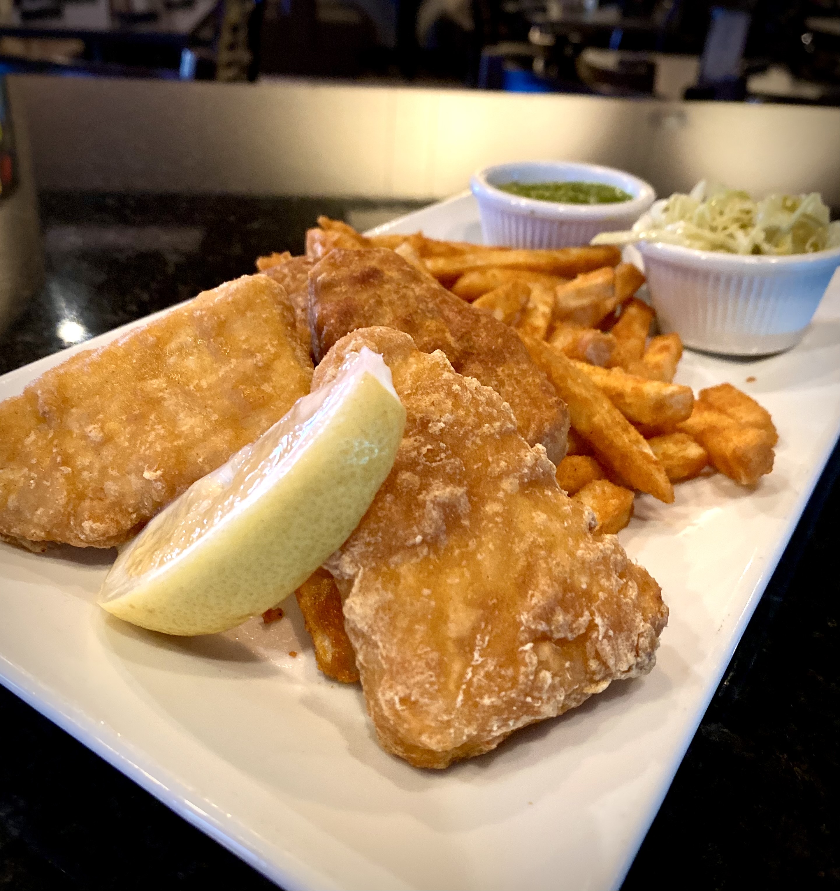 Order Vegan Fish & Chips food online from The Vegan Palace store, Streamwood on bringmethat.com