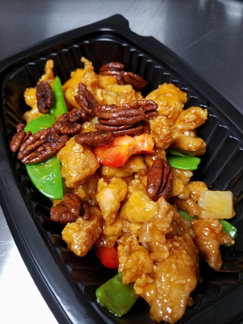 Order S2. Mandarin Pecan food online from China Island Asian Grill store, Flower Mound on bringmethat.com