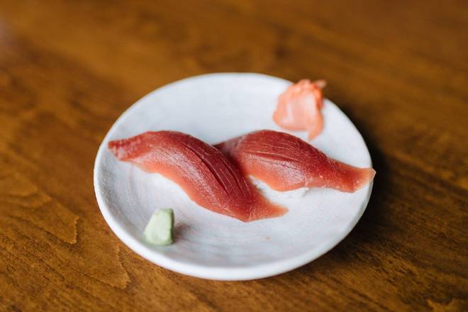 Order Tuna Nigiri food online from Maru Sushi & Grill store, Midland on bringmethat.com