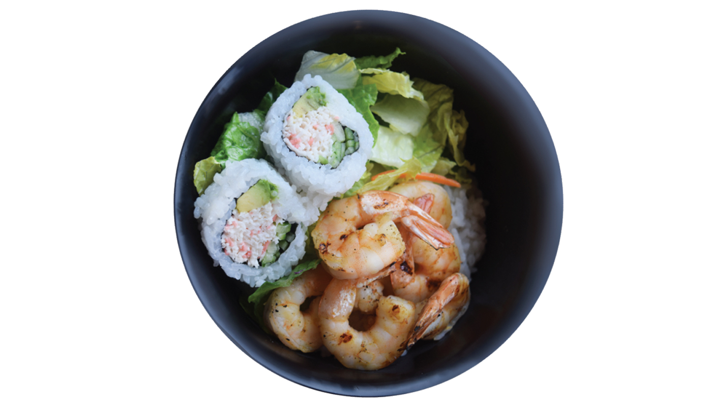 Order C5. Shrimp Bowl food online from Teri Teri Japanese Restaurant store, Union City on bringmethat.com