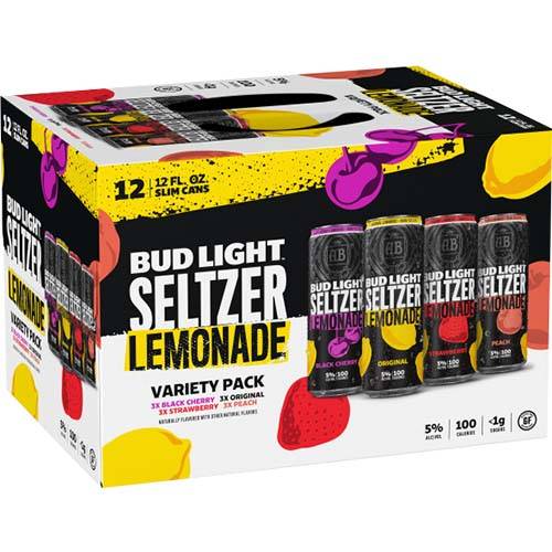 Order Bud Light Seltzer Lemonade Variety Pack 12 Pks Cans food online from Red Roof Market store, Lafollette on bringmethat.com