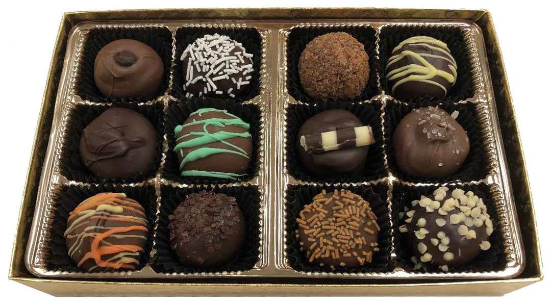 Order Truffles 7 oz. food online from Anastasiades Exclusive Chocolates store, North Canton on bringmethat.com