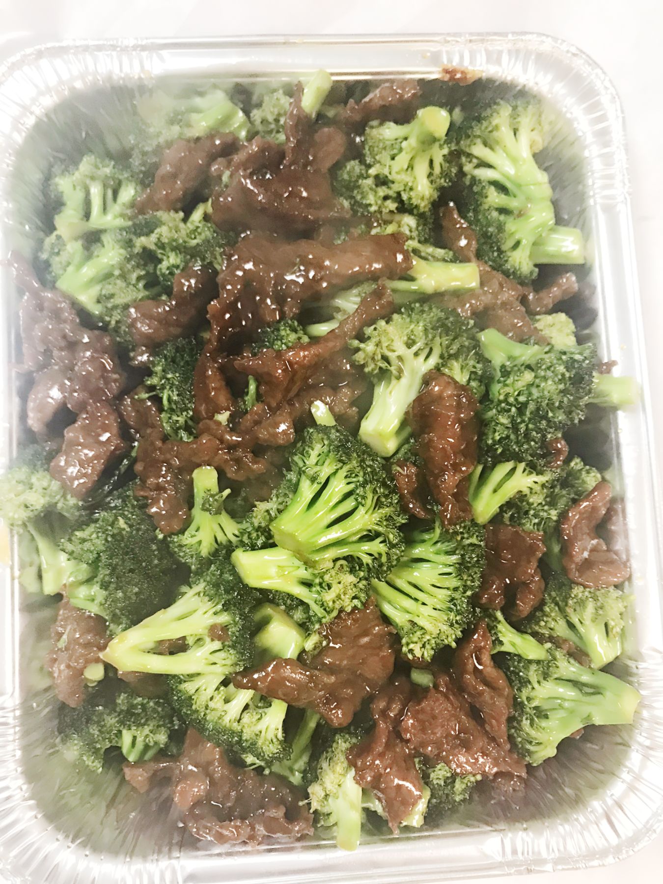 Order PP4. Meat with Broccoli Party Tray food online from China Cafe store, Greensboro on bringmethat.com