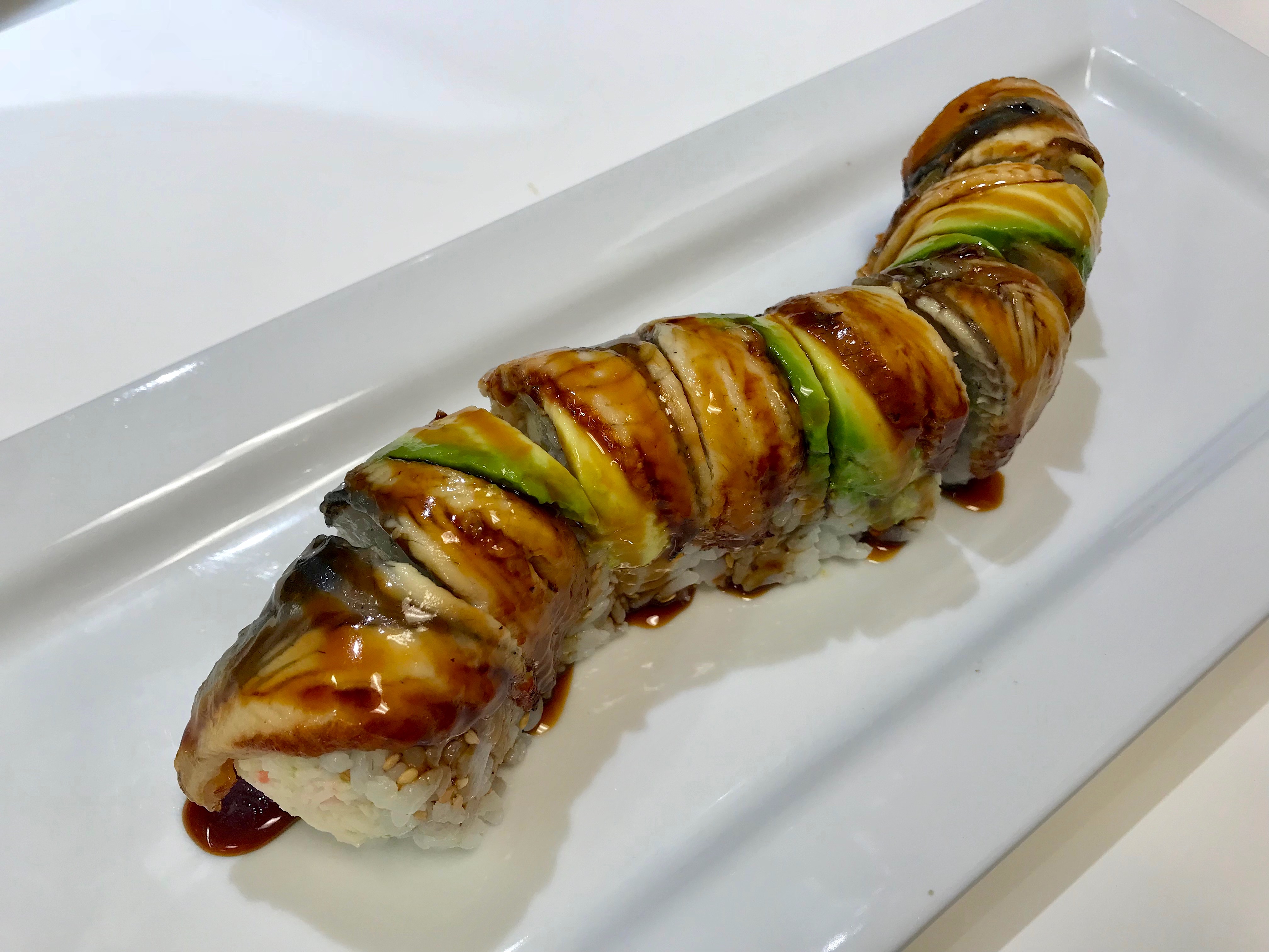 Order Dragon Roll food online from Poke Sushi Roll store, Dallas on bringmethat.com