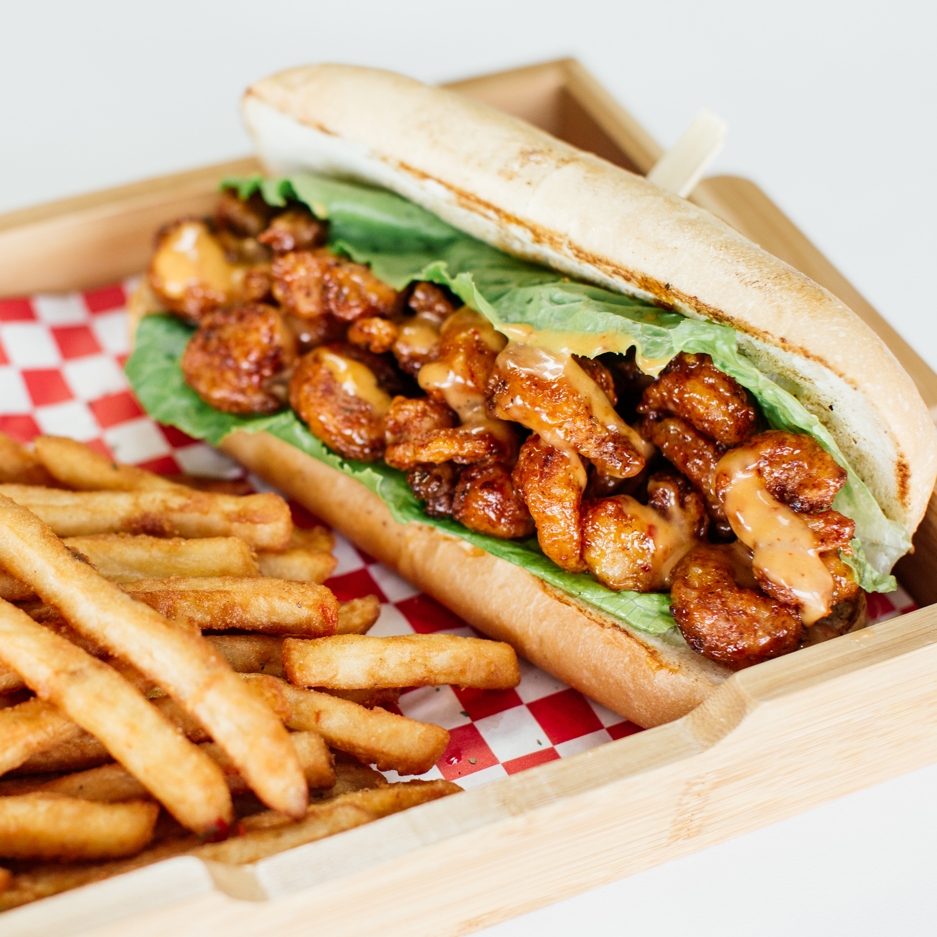 Order Shrimp Poboy  food online from Nerfies store, Plano on bringmethat.com