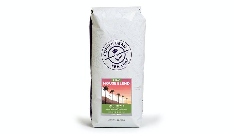 Order Retail Coffee|Decaf House Blend Coffee food online from The Coffee Bean & Tea Leaf store, Riverside on bringmethat.com