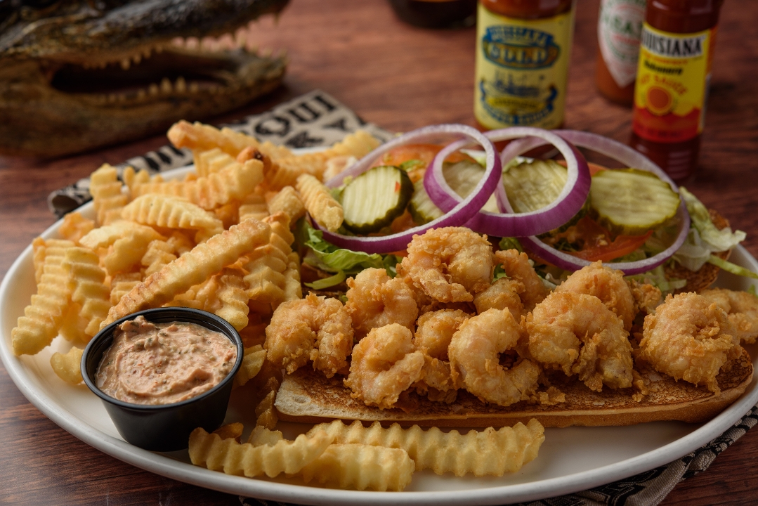 Order Shrimp Po'Boy food online from Buzzard Billy store, Lincoln on bringmethat.com