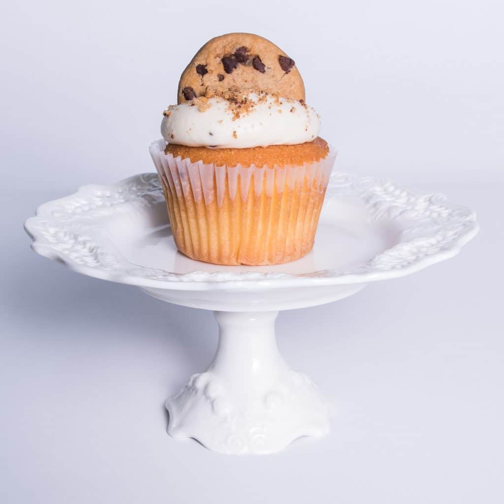Order Cookie Dough Cupcake food online from Camicakes Creamery store, Smyrna on bringmethat.com
