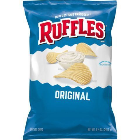 Order Ruffles Potato Chips Original 8.5oz food online from 7-Eleven store, West Columbia on bringmethat.com