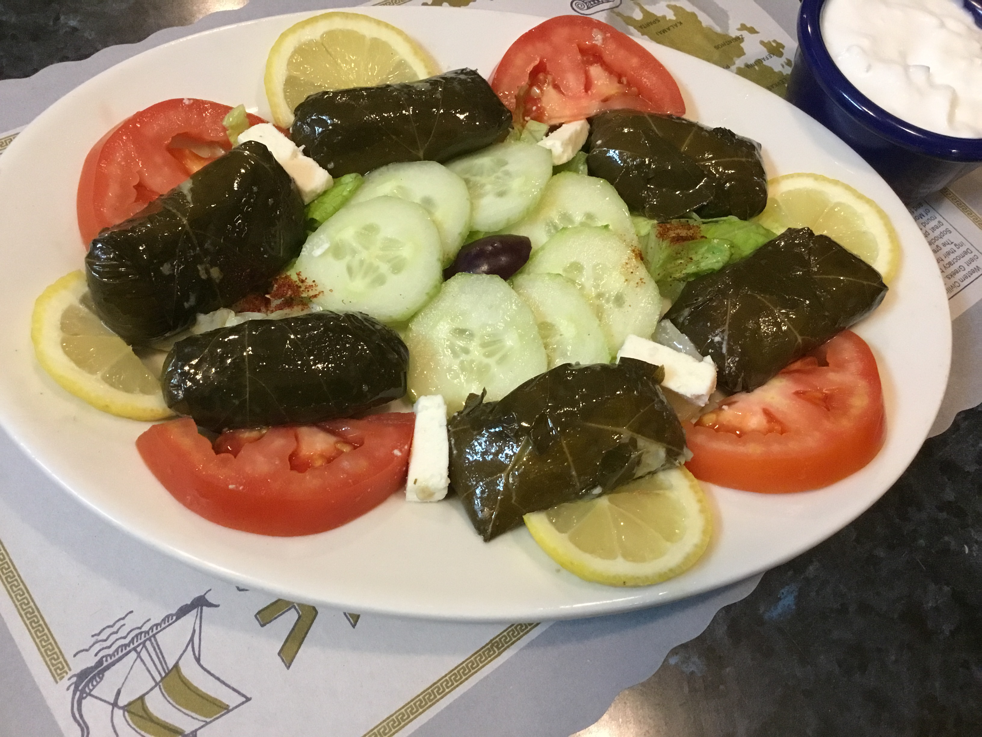 Order Cold Stuffed Grape Leaves food online from Gyro Corner store, Flushing on bringmethat.com