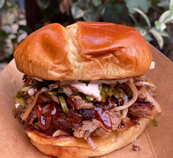 Order BBQ Sandwich food online from Iyla Southern Kitchen store, Raleigh on bringmethat.com