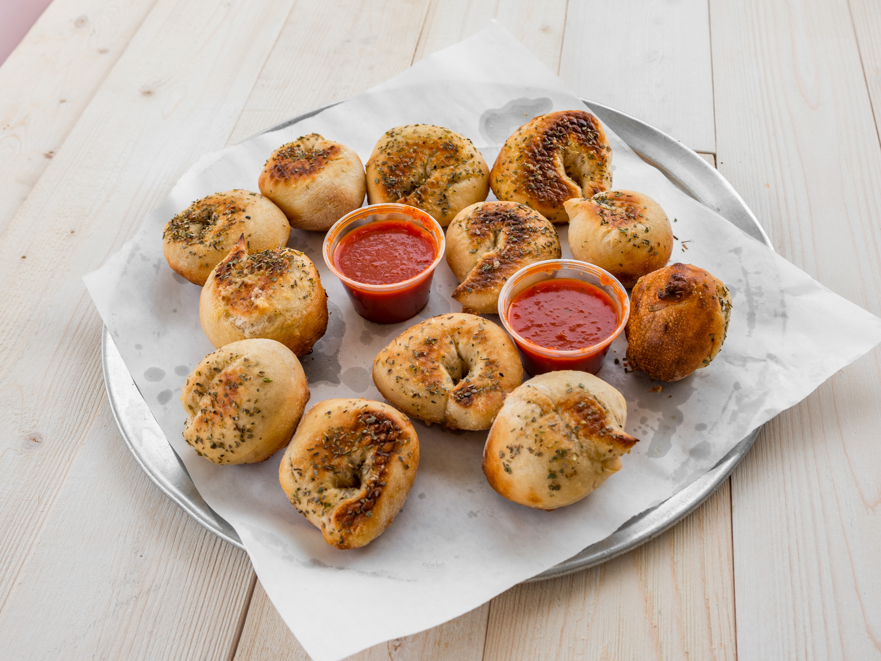 Order Garlic Knots food online from Carmelo's Pizza store, Boyertown on bringmethat.com