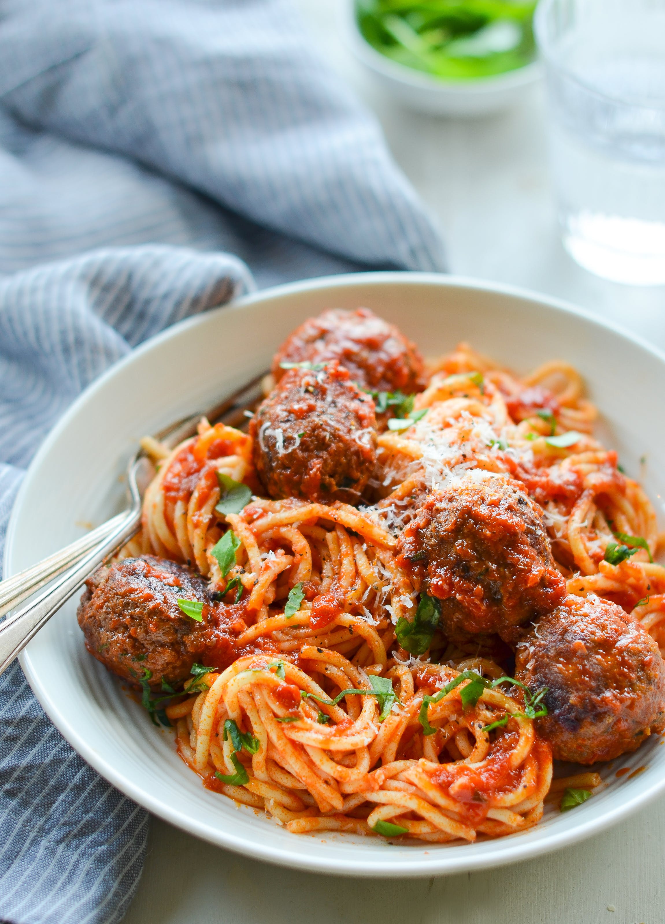Order Spaghetti & Meatballs - Pasta food online from Chicos Pizza store, San Francisco on bringmethat.com