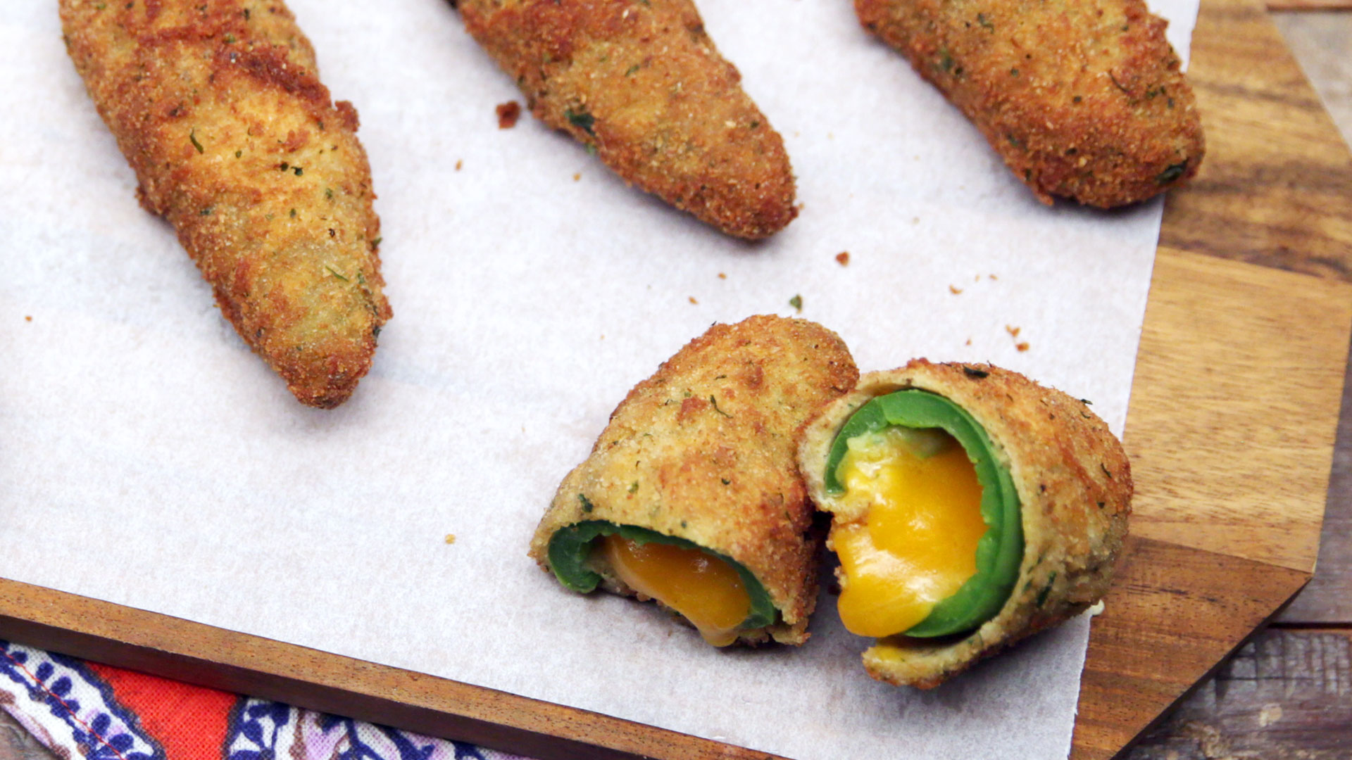 Order 5 Piece Jalapeno Poppers food online from New York Pizza - Elliston Place store, Nashville on bringmethat.com