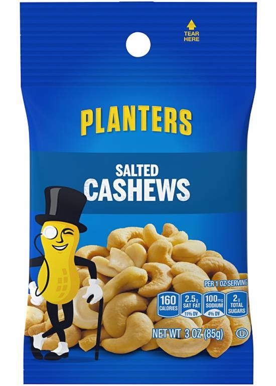Order Planters - Salted Cashews food online from Extra Mile 3062 store, Vallejo on bringmethat.com