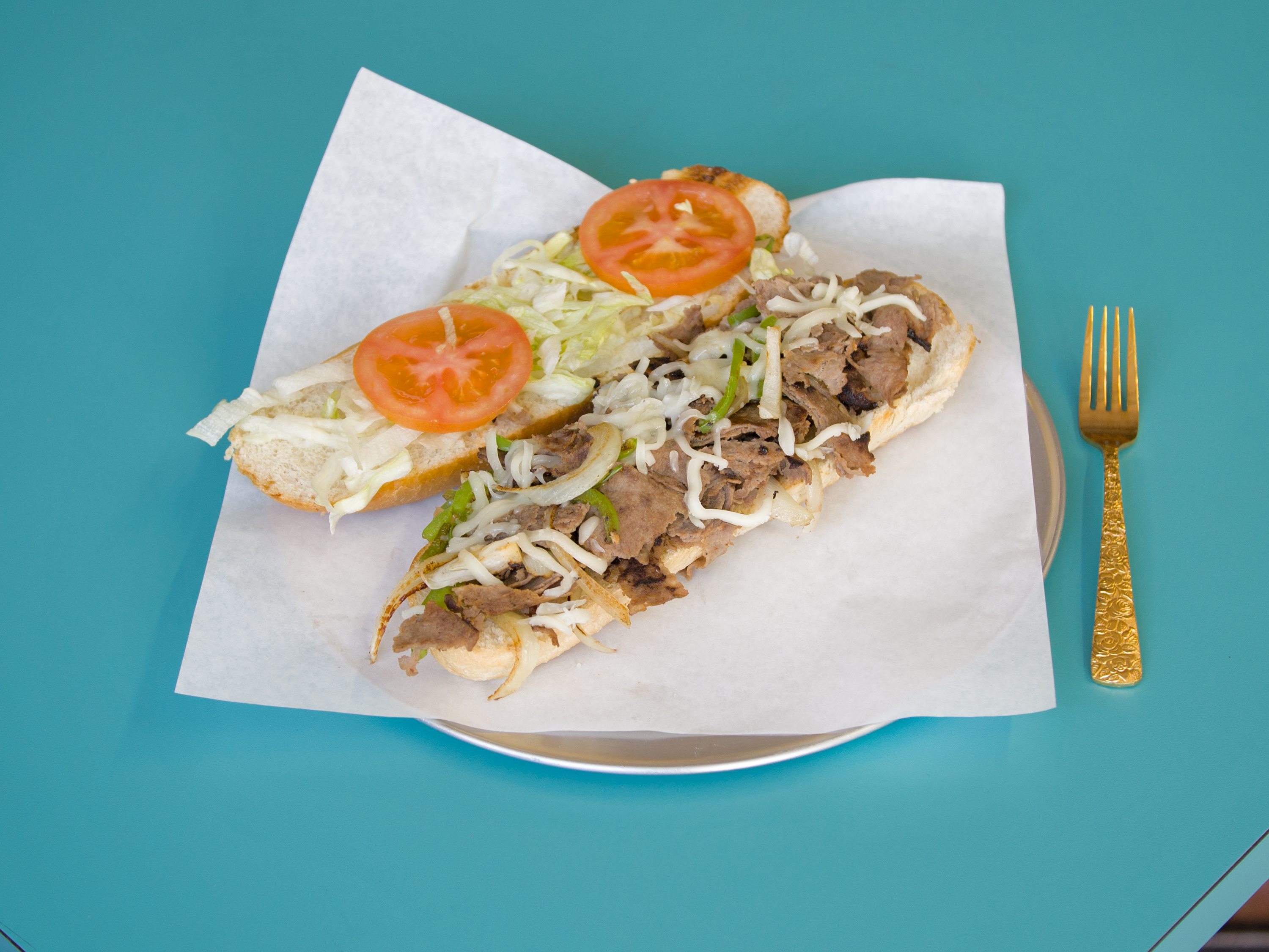 Order Loaded Steak & Cheese  food online from Andre Pizza store, Los Angeles on bringmethat.com