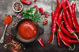 Order Side of Hot Sauce - Side food online from Fox's Pizza Den store, Parkhill on bringmethat.com