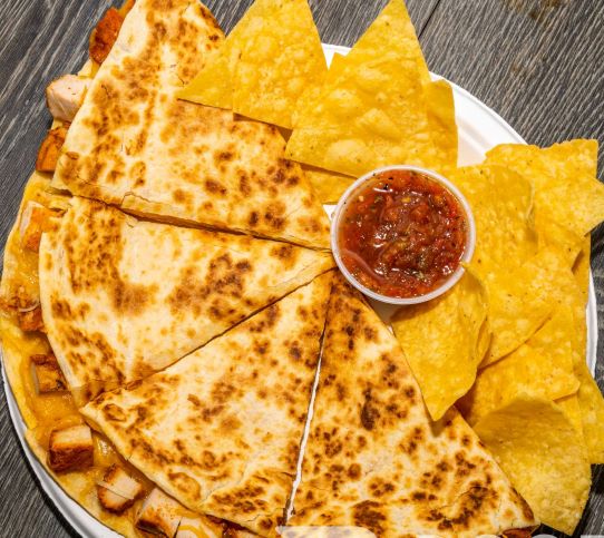 Order Meat Quesadilla food online from Charo Chicken store, Huntington Beach on bringmethat.com
