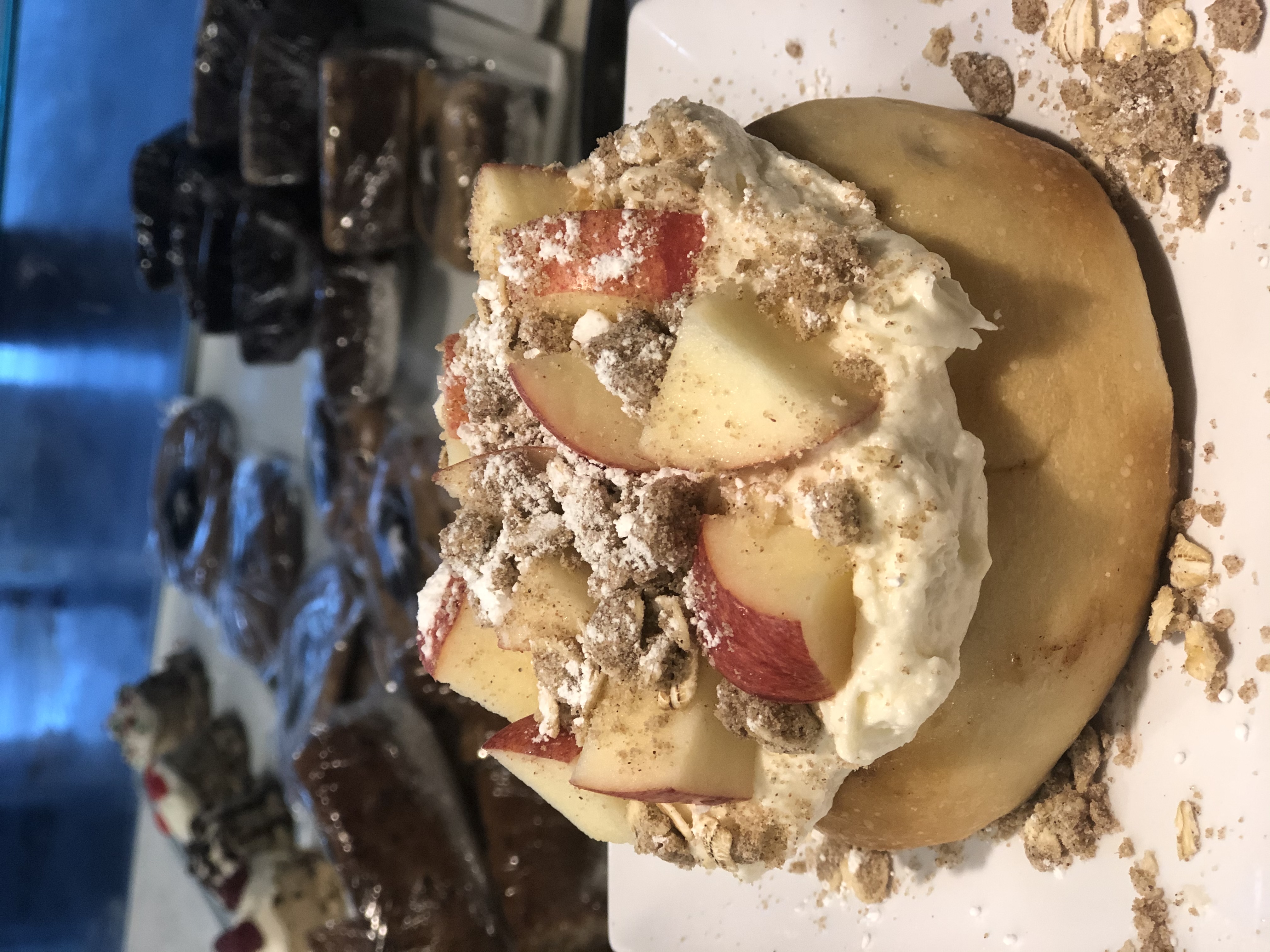 Order Apple Crumble Roll food online from Cinnaholic store, Henderson on bringmethat.com