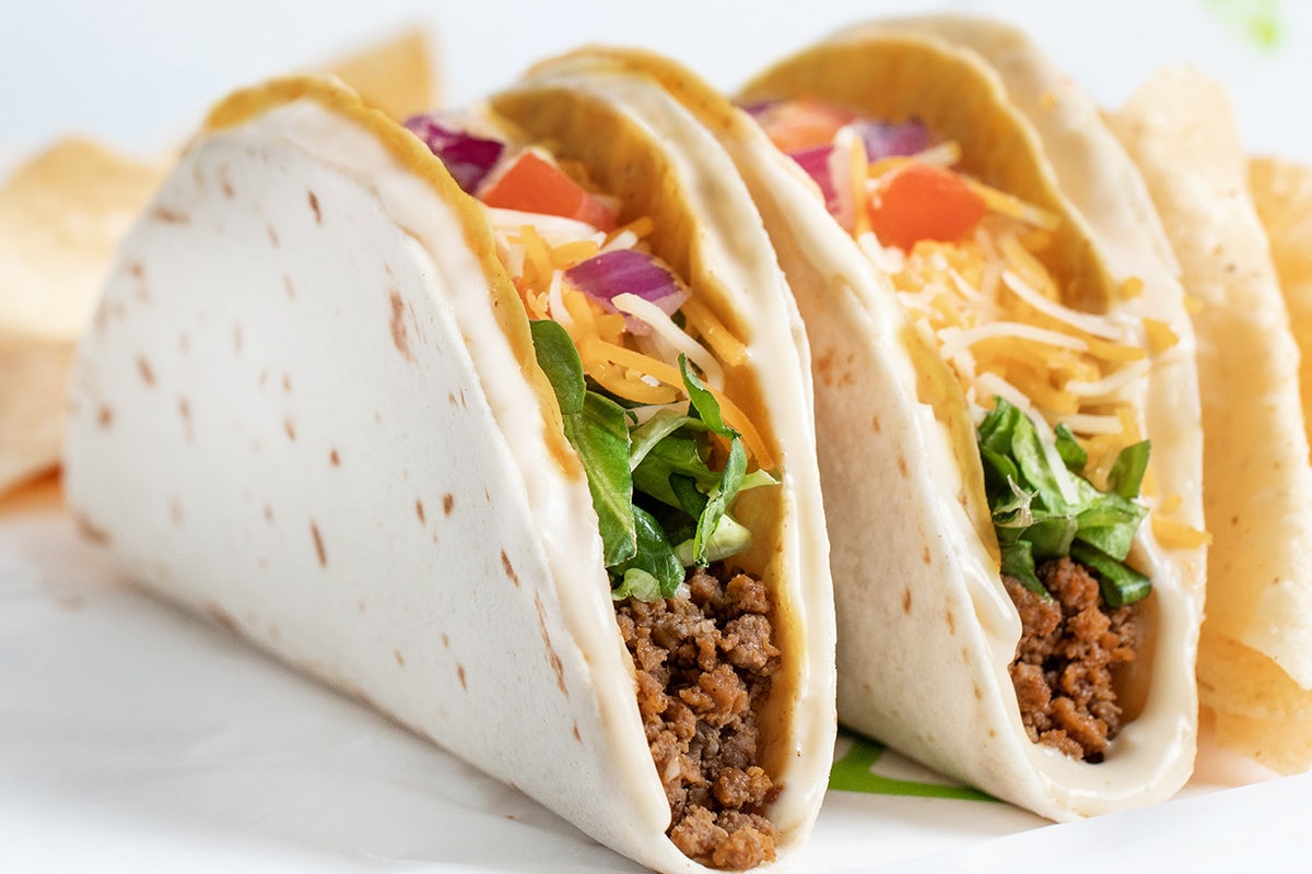 Order Double Wrapped Tacos food online from Salsarita's store, Tupelo on bringmethat.com