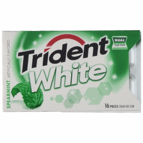 Order Trident White Spearmint 16 Count food online from 7-Eleven store, Charlotte on bringmethat.com