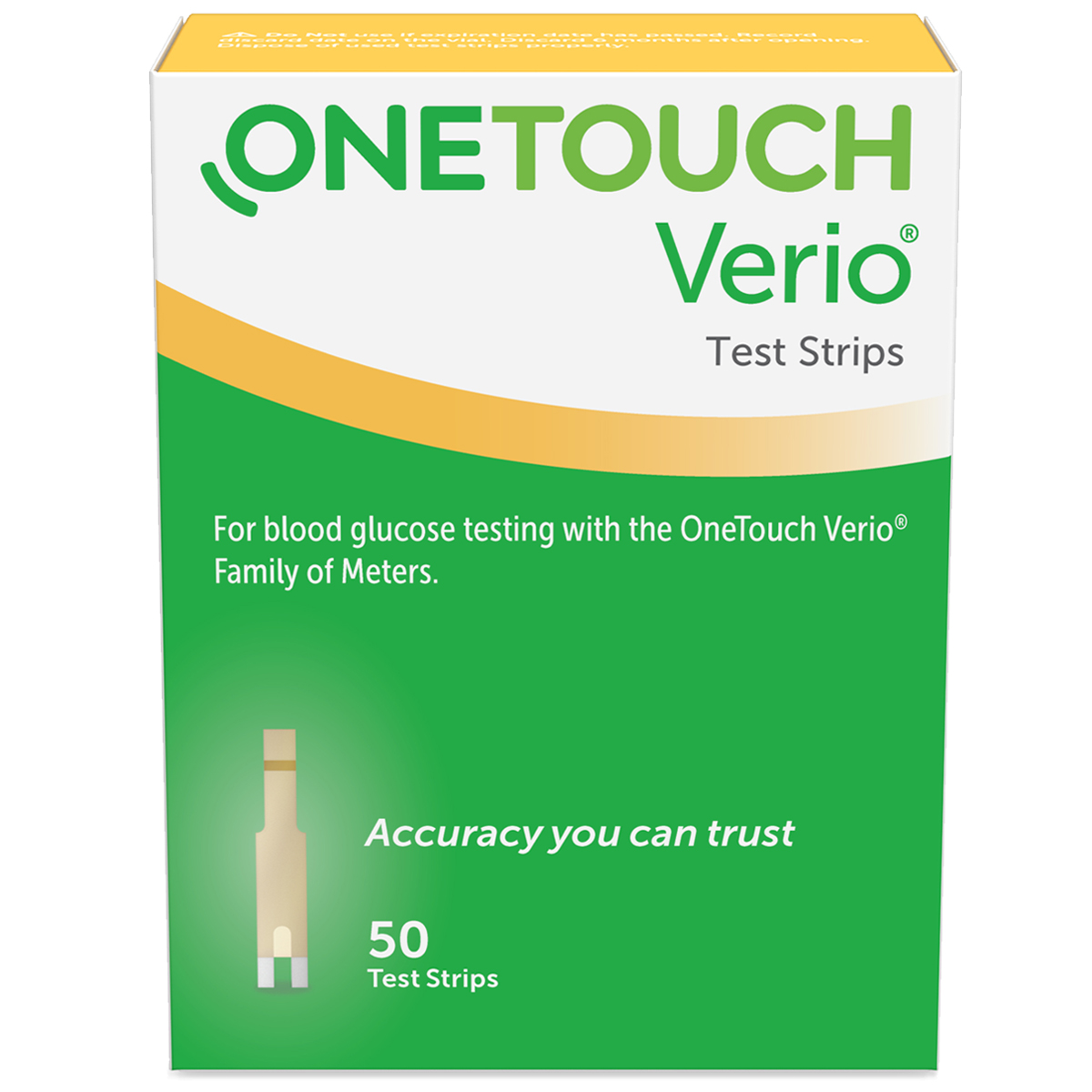 Order OneTouch Verio Test Strips - 50 ct food online from Rite Aid store, Cathedral City on bringmethat.com