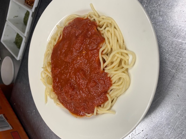 Order Jr. Spaghetti Marinara food online from Lido Restaurant store, Hackensack on bringmethat.com