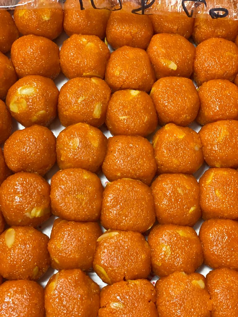 Order Boondi Laddu (1 lb) food online from Chef of India store, Jersey City on bringmethat.com