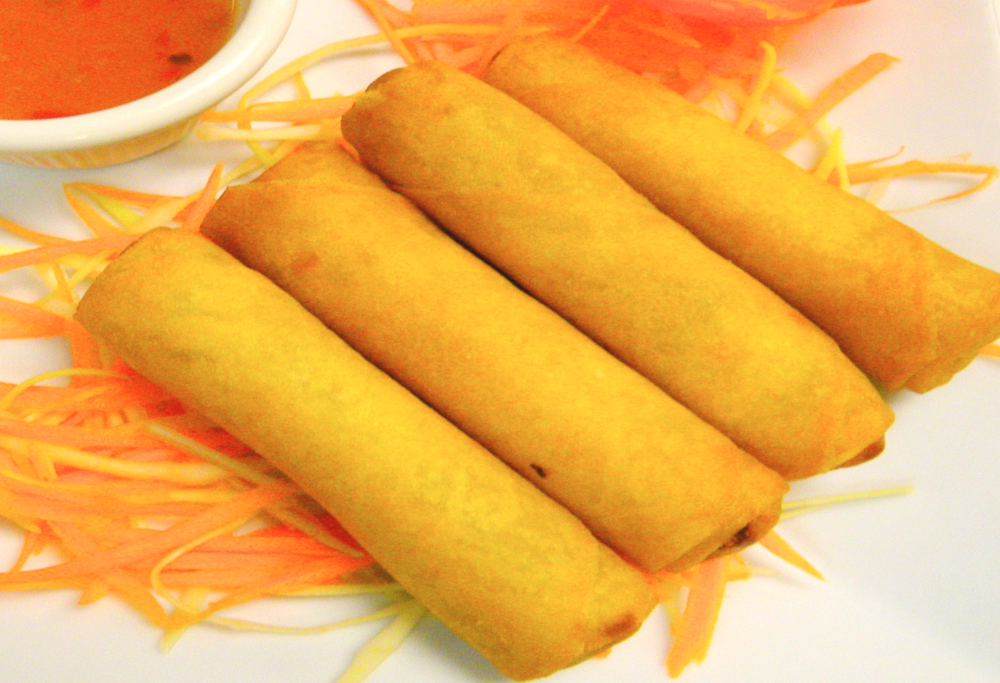 Order Vegetable Rolls (4pcs)   (A16) food online from Thai Arroy store, Baltimore on bringmethat.com