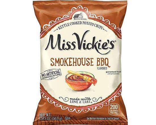 Order Ms. Vickie's BBQ Smokehouse Potato Chips food online from Curry Up Now store, Lafayette on bringmethat.com