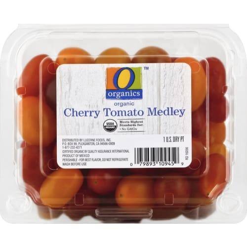 Order O Organics · Cherry Tomato Medley (1 pint) food online from Safeway store, Colorado Springs on bringmethat.com