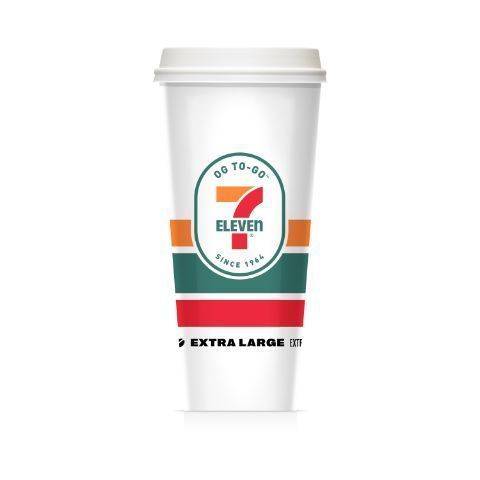Order Extra Large Coffee - French Vanilla Latte 24oz food online from 7-Eleven store, Phoenix on bringmethat.com