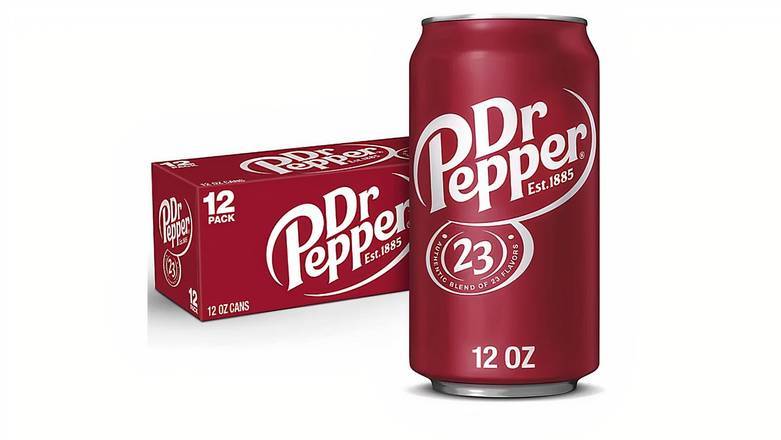 Order Dr Pepper (12 Pack Cans) food online from Mac On 4th store, Alton on bringmethat.com