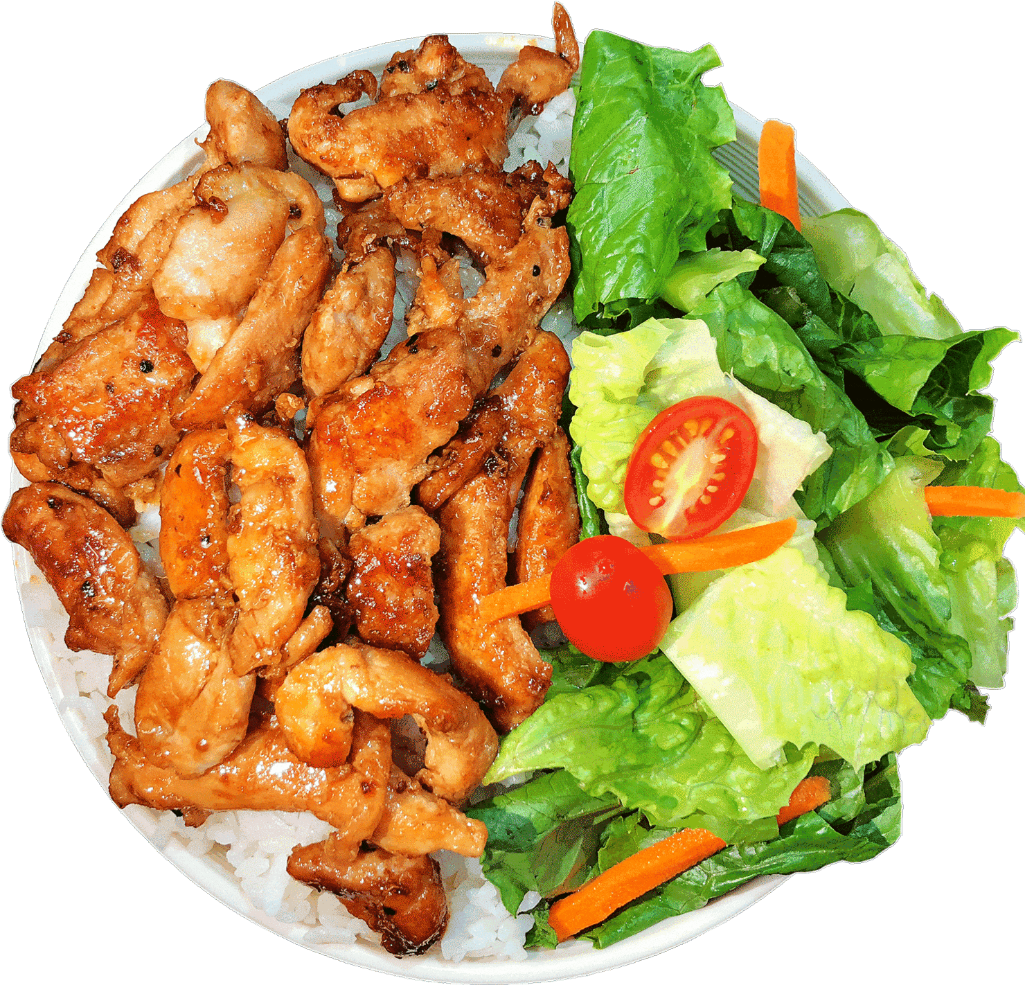 Order 8. Grilled Chicken Rice Bowl food online from Bengbeng Chicken store, Mc Lean on bringmethat.com