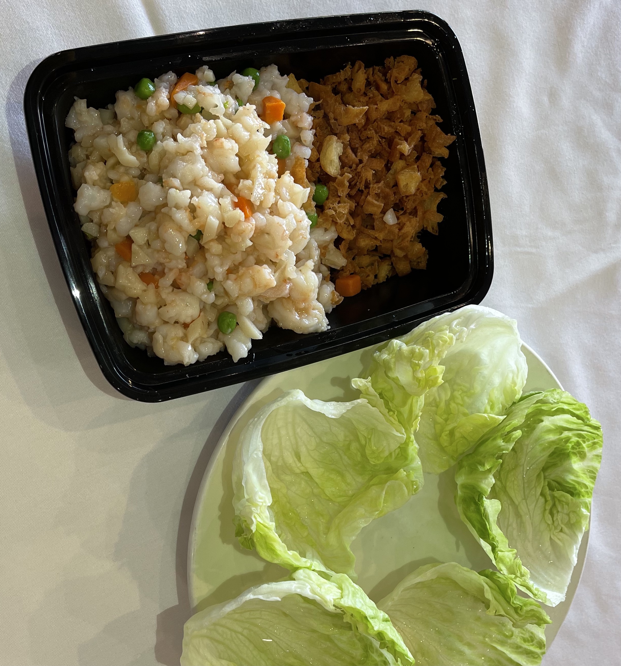 Order 63. Minced Shrimp in Lettuces food online from Jiang Nan Spring store, Alhambra on bringmethat.com