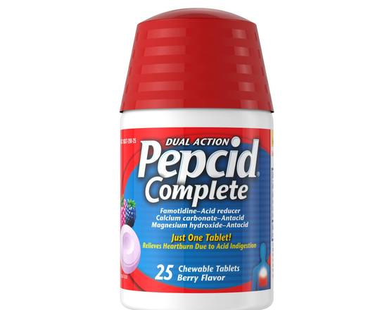 Order Pepcid Complete 25 ct food online from McLean Ave Pharmacy store, Yonkers on bringmethat.com